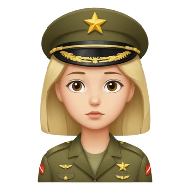 the girl thinks about the guy who is in the army sticker