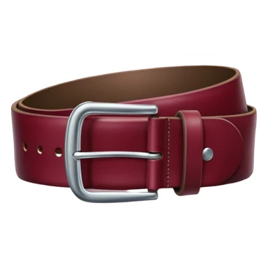 Burgundy belt  sticker