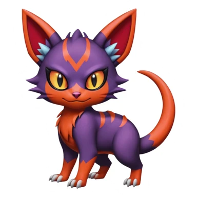 Noivern-Noibat-Torracat-Litten-fusion sticker