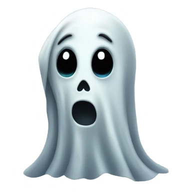 Creepy ghost sticker