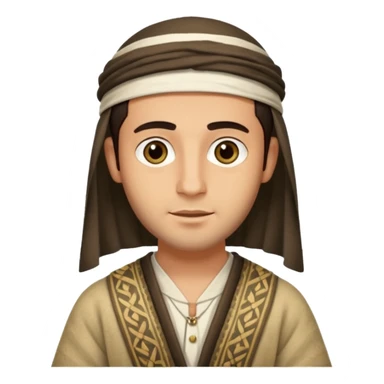 jewish man young ancient Judea sticker