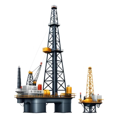 oil rig sticker