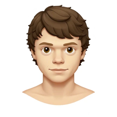 evan peters dimples and scruff sticker