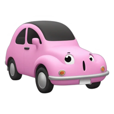 barbapapa car sticker