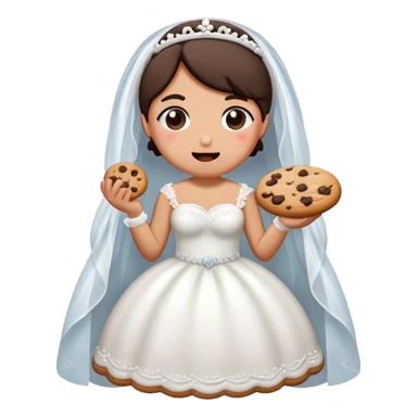 Cookie bride hungry sticker