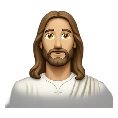 jesus wearing nike swoosh sticker