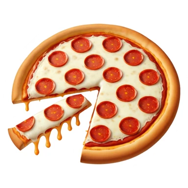 slice pepperoni pizza sticker