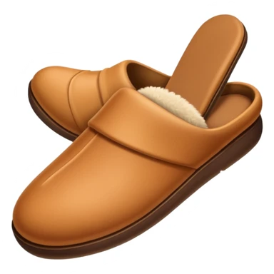Hand holding a slipper sticker