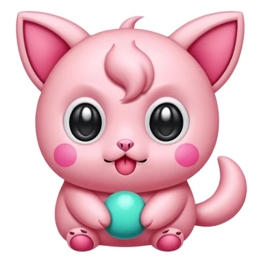 Jigglypuff-Pancham-Elgyem-fusion  sticker