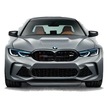 An BMW M3 G80 Competition in gray sticker