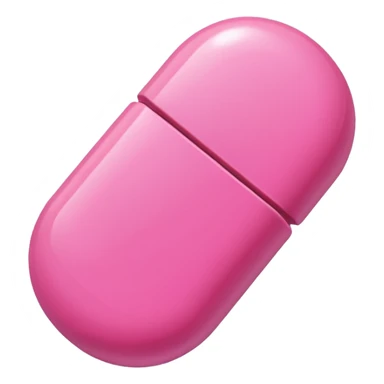 pink medication sticker