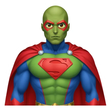 Martian Manhunter from Justice League sticker