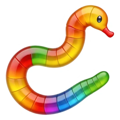 gusano de gomita sticker