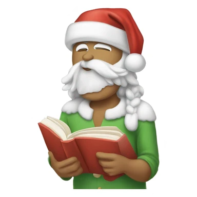 Book about Christmas sticker