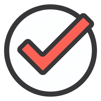 checkmark in circle sticker