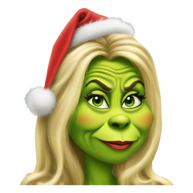 Jennifer coolidge as grinch sticker