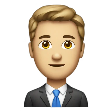 a pixelated ceo sticker