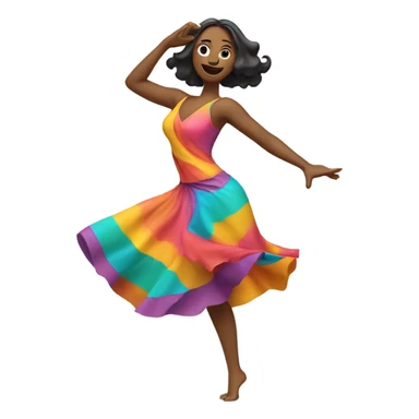 Mujer bailando  sticker
