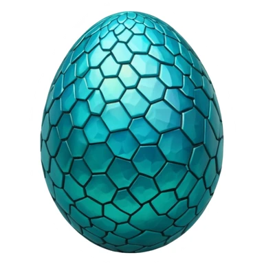cracked blue dragon egg sticker