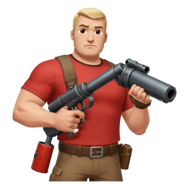 The Heavy from TF2 sticker