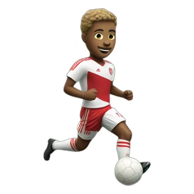 ajax player running sticker
