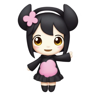 kuromi my melody sticker