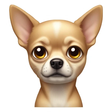 Perro chihuahua llorando sticker