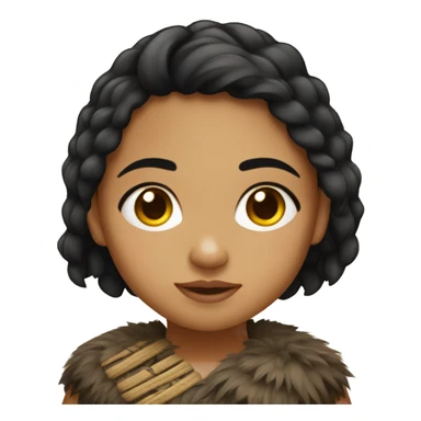 Māori girl sticker