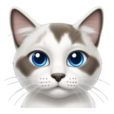 Snowshoe cat  sticker