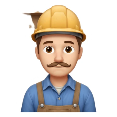 rustic carpenter portrait, head and shoulders only, wood dust on shoulders, rolled-up shirt collar, calm craftsman expression, warm workshop vibe, 3D cartoon, mobile game icon style, clean background, no text, no watermark
 sticker