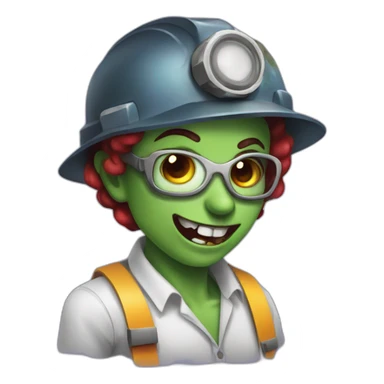 zombi engineer pinup sticker