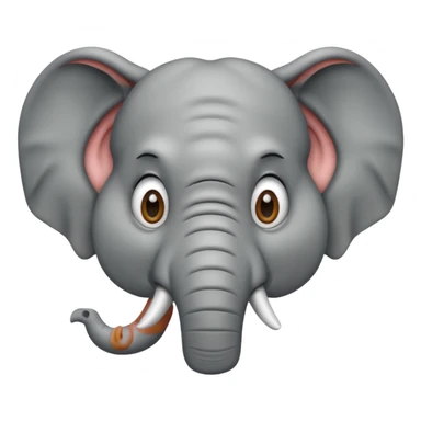 panic elephant sticker