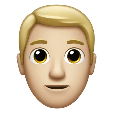 A man with qr code instead of eyes  sticker