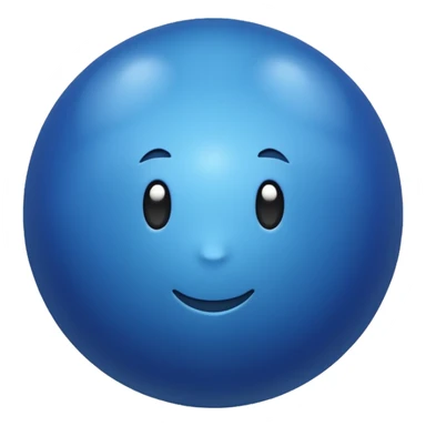 Blue Ball with MB written on it sticker