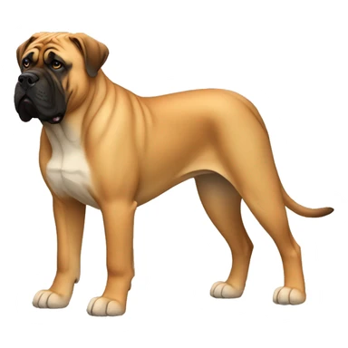 Bullmastiff Dog Breed Full Body sticker