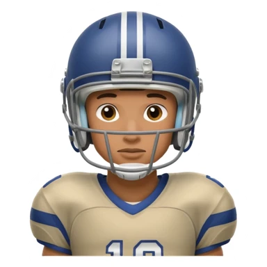 american football player sticker