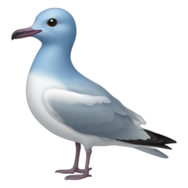 Mouette Bleu clair sticker