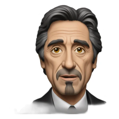 Al Pacino smoke ciagar sticker
