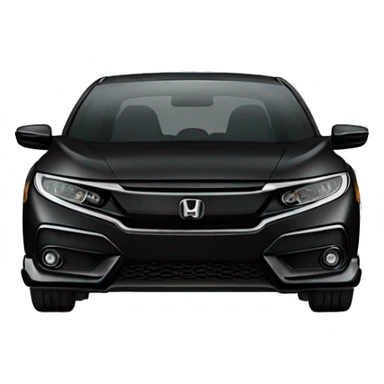 Black Honda civic touring  sticker