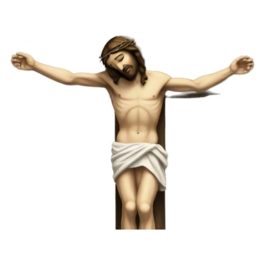 jesus christ on the cross sticker