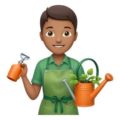 Garden store employee sticker