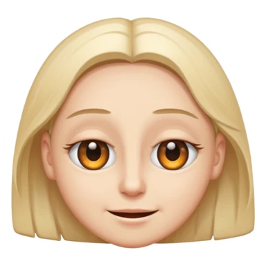 eye twitch smiling, one eye half closed sticker