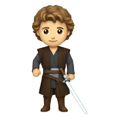 Anakin Skywalker avec un sabre sticker