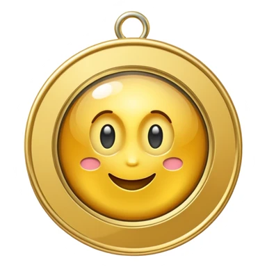 gold medal with ONLY ONE magnifier engraved on the center sticker