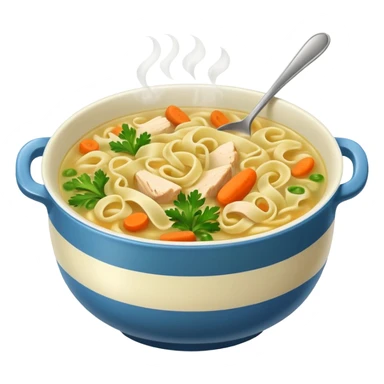 Chicken noodle soup sticker