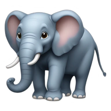 Éléphant sur une souris sticker