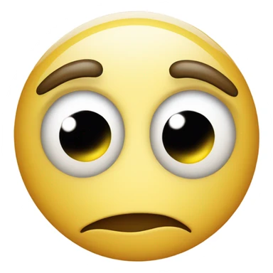 Smiley face with eye bags sticker