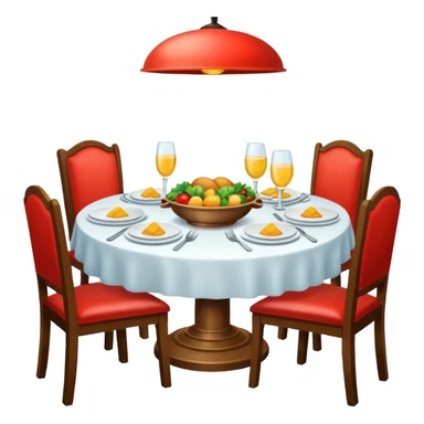 dinner table sticker