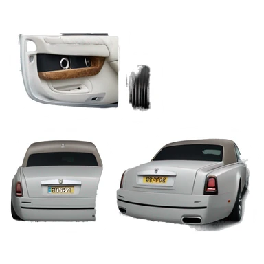Rolls Royce phantom  sticker