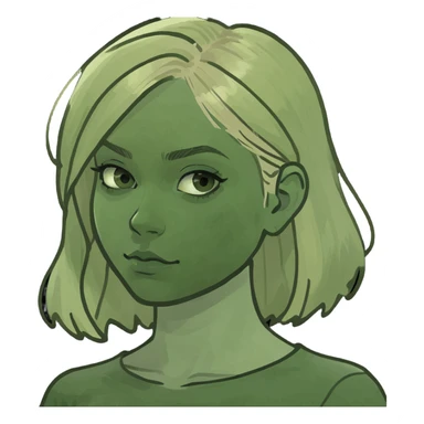 Girl blondie girly sticker